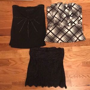 3 Strapless Tops